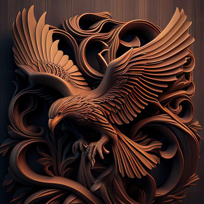 3D model phoenix (STL)